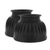 2 Cloches Fermées Caoutchouc équitation Cheval Et Poney Noir -Plein Air Équipement Magasin 2 cloches fermees caoutchouc equitation cheval et poney noir