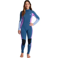 Billabong 2024 Femmes Synergy 3/2mm GBS Back Zip Combinaison Néoprène