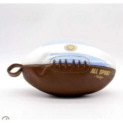 ALL SPORT VINTAGE - Trousse De Toilette Rugby - Marron Et Drapeau Argentin.