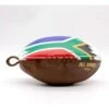 ALL SPORT VINTAGE - Trousse De Toilette Rugby - Marron Et Drapeau Sud Africain.