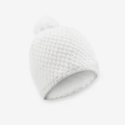 WEDZE BONNET DE SKI ADULTE - TIMELESS - BLANC