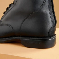 Boots équitation Cuir Paddock Lacets Adulte - 560 Noires -Plein Air Équipement Magasin boots equitation cuir paddock lacets adulte 560 noires 3