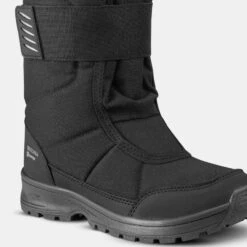Quechua Bottes De Neige Chaudes Imperméables De Randonnée - SH100 Scratch - ENFANT 24-38 -Plein Air Équipement Magasin bottes de neige chaudes impermeables de randonnee sh100 scratch enfant 24 38 4