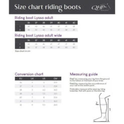 Bottes D'équitation Larges Femme QHP Lyssa -Plein Air Équipement Magasin bottes dequitation larges femme qhp lyssa 3