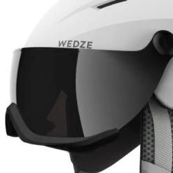 WEDZE CASQUE VISIÈRE DE SKI ADULTE - H350 - BLANC -Plein Air Équipement Magasin casque visiere de ski adulte h350 blanc 9