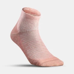 Quechua Chaussette Hike 100 Mid - Rose Et Gris- Lot De 2 Paires -Plein Air Équipement Magasin chaussette hike 100 mid rose et gris lot de 2 paires 4