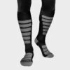 Chaussettes De Snowboard Et Ski Sports D'hiver Homme Et Femme Aoraki Black Noir -Plein Air Équipement Magasin chaussettes de snowboard et ski sports dhiver homme et femme aoraki black noir