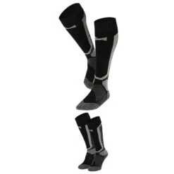 Chaussettes De Snowboard Xtreme Noires 2-PACK Unisexe
