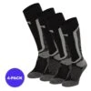 Chaussettes De Snowboard Xtreme Noires 4-PACK Unisexe -Plein Air Équipement Magasin chaussettes de snowboard xtreme noires 4 pack unisexe