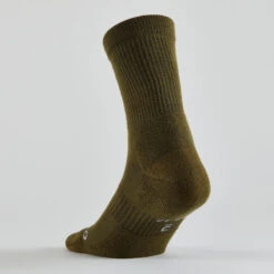 CHAUSSETTES DE TENNIS HAUTES ARTENGO RS 300 KAKI NOIR MOTIFS LOT DE 4 -Plein Air Équipement Magasin chaussettes de tennis hautes artengo rs 300 kaki noir motifs lot de 4 2