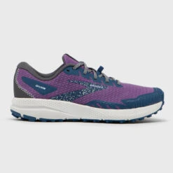 CHAUSSURE DE TRAIL RUNNING POUR FEMME BROOKS DIVIDE 4 PURPLE/NAVY -Plein Air Équipement Magasin chaussure de trail running pour femme brooks divide 4 purplenavy 3