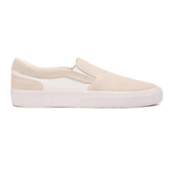 Chaussures Basses De Skateboard Sans Lacets Adulte VULCA 500 Slip-on Blanche -Plein Air Équipement Magasin chaussures basses de skateboard sans lacets adulte vulca 500 slip on blanche 4