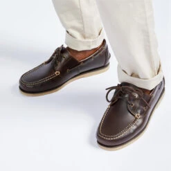 Tribord Chaussures Bateau Cuir Sailing 500 Homme Marron 12 Tribord Chaussures Bateau Cuir Sailing 500 Homme Marron -Plein Air Équipement Magasin chaussures bateau cuir sailing 500 homme marron 2