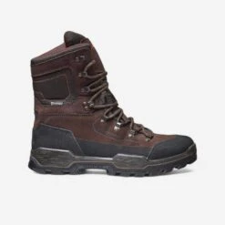 CHAUSSURES CHASSE IMPERMEABLES RESISTANTES MARRON CROSSHUNT 520 -Plein Air Équipement Magasin chaussures chasse impermeables resistantes marron crosshunt 520 4