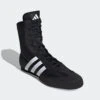 ADIDAS CHAUSSURES DE BOXE ANGLAISE BOXHOG II NOIRES -Plein Air Équipement Magasin chaussures de boxe anglaise boxhog ii noires