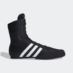 ADIDAS CHAUSSURES DE BOXE ANGLAISE BOXHOG II NOIRES -Plein Air Équipement Magasin chaussures de boxe anglaise boxhog ii noires 4