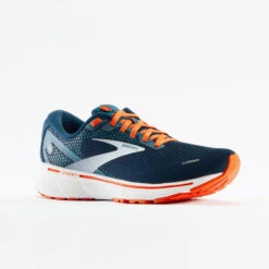 CHAUSSURES DE RUNNING HOMME BROOKS GHOST 14 BLEU ORANGE 12 CHAUSSURES DE RUNNING HOMME BROOKS GHOST 14 BLEU ORANGE -Plein Air Équipement Magasin chaussures de running homme brooks ghost 14 bleu orange 2