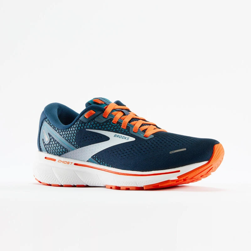 CHAUSSURES DE RUNNING HOMME BROOKS GHOST 14 BLEU ORANGE 5 CHAUSSURES DE RUNNING HOMME BROOKS GHOST 14 BLEU ORANGE – Image 3