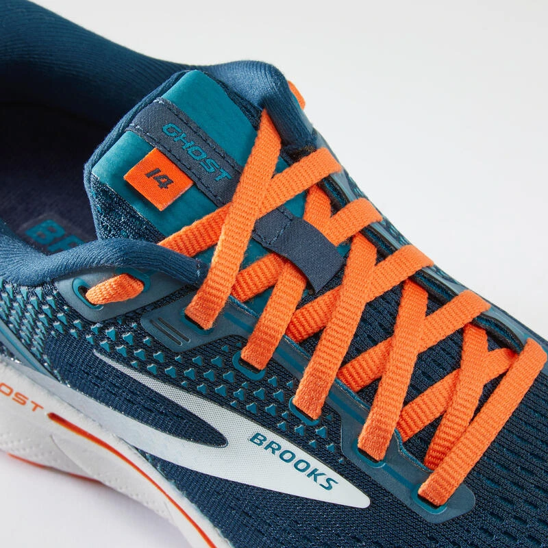 CHAUSSURES DE RUNNING HOMME BROOKS GHOST 14 BLEU ORANGE 9 CHAUSSURES DE RUNNING HOMME BROOKS GHOST 14 BLEU ORANGE – Image 7