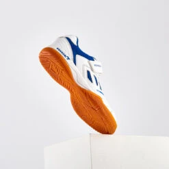 Chaussures De Tennis De Table Enfant TTS 500 Enfant - Blanc/Bleu -Plein Air Équipement Magasin chaussures de tennis de table enfant tts 500 enfant blancbleu 3