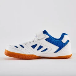 Chaussures De Tennis De Table Enfant TTS 500 Enfant - Blanc/Bleu -Plein Air Équipement Magasin chaussures de tennis de table enfant tts 500 enfant blancbleu 5