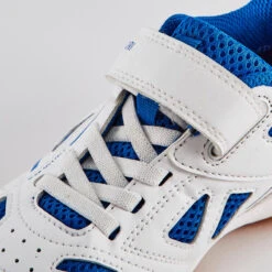 Chaussures De Tennis De Table Enfant TTS 500 Enfant - Blanc/Bleu -Plein Air Équipement Magasin chaussures de tennis de table enfant tts 500 enfant blancbleu 7