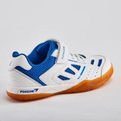 Chaussures De Tennis De Table Enfant TTS 500 Enfant - Blanc/Bleu -Plein Air Équipement Magasin chaussures de tennis de table enfant tts 500 enfant blancbleu 8