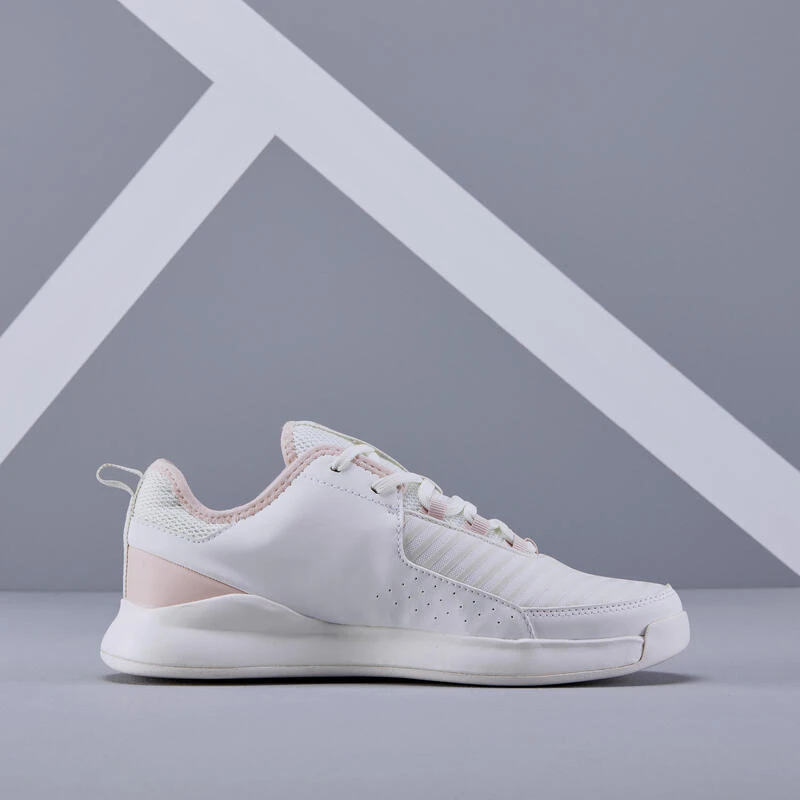 CHAUSSURES DE TENNIS FEMME ARTENGO TS 130 OFF WHITE ROSE 5 CHAUSSURES DE TENNIS FEMME ARTENGO TS 130 OFF WHITE ROSE – Image 3