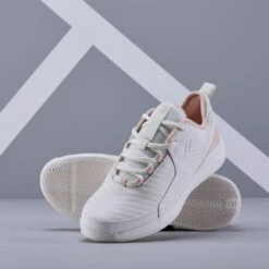 CHAUSSURES DE TENNIS FEMME ARTENGO TS 130 OFF WHITE ROSE 13 CHAUSSURES DE TENNIS FEMME ARTENGO TS 130 OFF WHITE ROSE -Plein Air Équipement Magasin chaussures de tennis femme artengo ts 130 off white rose 4