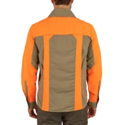 Chemise Manches Longues Légère Et Respirante Chasse 520 Verte Et Fluo -Plein Air Équipement Magasin chemise manches longues legere et respirante chasse 520 verte et fluo 5