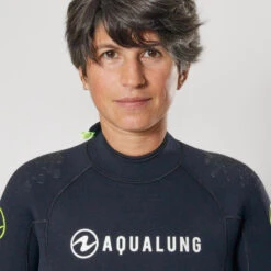 Combinaison Plongée Aqualung Femme Néoprène 5,5mm - WAVE Noir/Jaune -Plein Air Équipement Magasin combinaison plongee aqualung femme neoprene 55mm wave noirjaune 4