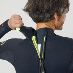 Combinaison Plongée Aqualung Femme Néoprène 5,5mm - WAVE Noir/Jaune -Plein Air Équipement Magasin combinaison plongee aqualung femme neoprene 55mm wave noirjaune 5