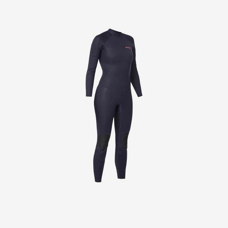 Combinaison SURF 100 Néoprène 2/2 Mm Femme Bleu Marine Back Zip 3 Combinaison SURF 100 Néoprène 2/2 Mm Femme Bleu Marine Back Zip