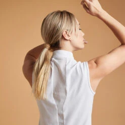 Débardeur De Concours équitation Léger Femme - 500 Blanc -Plein Air Équipement Magasin debardeur de concours equitation leger femme 500 blanc 4