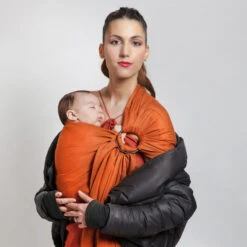 Echarpe Tissée Sans Nœud - Fauve -Plein Air Équipement Magasin echarpe tissee sans noeud fauve 1