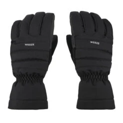 WEDZE GANTS DE SKI ADULTE 500 - NOIR -Plein Air Équipement Magasin gants de ski adulte 500 noir 2
