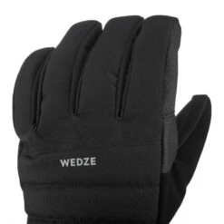 WEDZE GANTS DE SKI ADULTE 500 - NOIR -Plein Air Équipement Magasin gants de ski adulte 500 noir 3