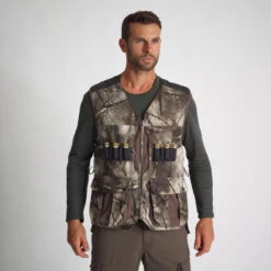 GILET CHASSE 500 CAMOUFLAGE TREEMETIC -Plein Air Équipement Magasin gilet chasse 500 camouflage treemetic 2