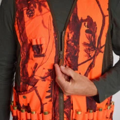 GILET REVERSIBLE PERCUSSION CAMO FLUO / VERT -Plein Air Équipement Magasin gilet reversible percussion camo fluo vert 9