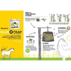Glue N' Trap - Piège Insectes Volants (500 Ml) -Plein Air Équipement Magasin glue n trap piege insectes volants 500 ml 1
