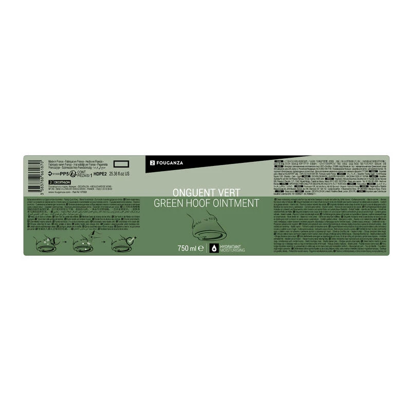 Graisse Sabots Cheval Et Poney - Onguent Hydratant Vert 750 Ml 6 Graisse Sabots Cheval Et Poney - Onguent Hydratant Vert 750 Ml – Image 4