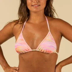 HAUT DE MAILLOT DE BAIN FEMME TRIANGLE COULISSANT AVEC COQUES SALTY -Plein Air Équipement Magasin haut de maillot de bain femme triangle coulissant avec coques salty 3