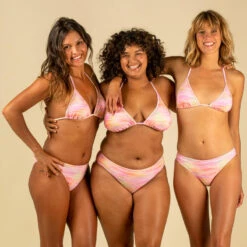 HAUT DE MAILLOT DE BAIN FEMME TRIANGLE COULISSANT AVEC COQUES SALTY -Plein Air Équipement Magasin haut de maillot de bain femme triangle coulissant avec coques salty 5