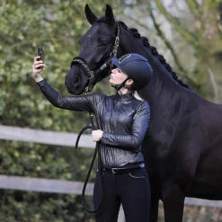 Licol Renoes Horsegear Noir -Plein Air Équipement Magasin licol renoes horsegear noir 2