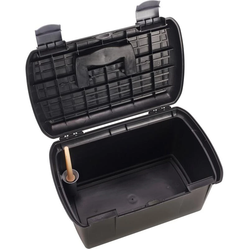 Mallette De Pansage équitation 500 Noir Et Gris 6 Mallette De Pansage équitation 500 Noir Et Gris – Image 4