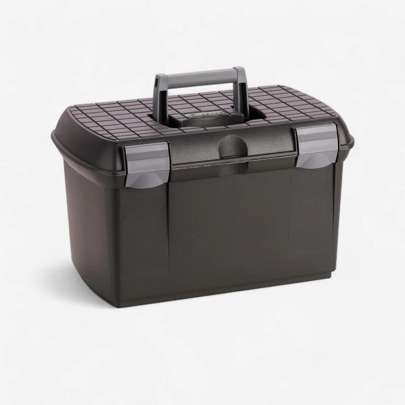 Mallette De Pansage équitation 500 Noir Et Gris 3 Mallette De Pansage équitation 500 Noir Et Gris