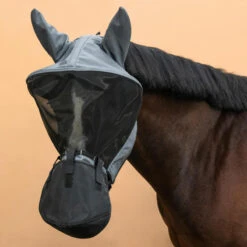 Masque Anti-mouche équitation Avec Arceau Cheval Et Poney - Gris Asphalte 12 Masque Anti-mouche équitation Avec Arceau Cheval Et Poney - Gris Asphalte -Plein Air Équipement Magasin masque anti mouche equitation avec arceau cheval et poney gris asphalte 2