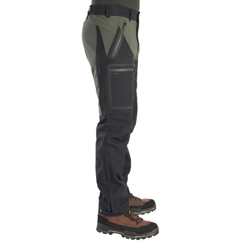Pantalon Chasse Résistant Et Respirant Bois 900 5 Pantalon Chasse Résistant Et Respirant Bois 900 – Image 3