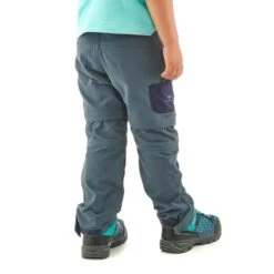 Quechua Pantalon De Randonnée Modulable - MH500 Gris/bleu- Enfant 2-6 ANS -Plein Air Équipement Magasin pantalon de randonnee modulable mh500 grisbleu enfant 2 6 ans 2