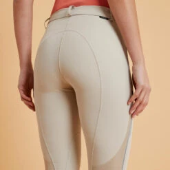 Pantalon équitation Léger Mesh Femme - 500 Beige -Plein Air Équipement Magasin pantalon equitation leger mesh femme 500 beige 4